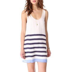 Joie - Dawna Stripe Silk Mini Tank Dress
